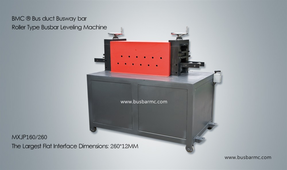 copper Busbar leveling machine busbar processing machine