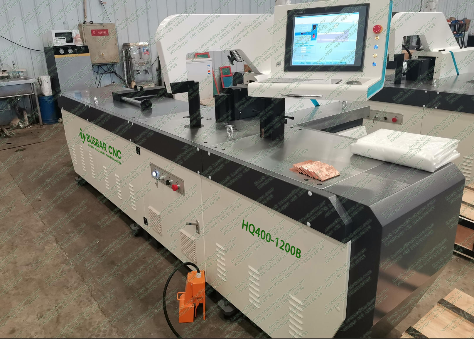 Máquina CNC de Plegado de Barras de Cobre HQ400-12