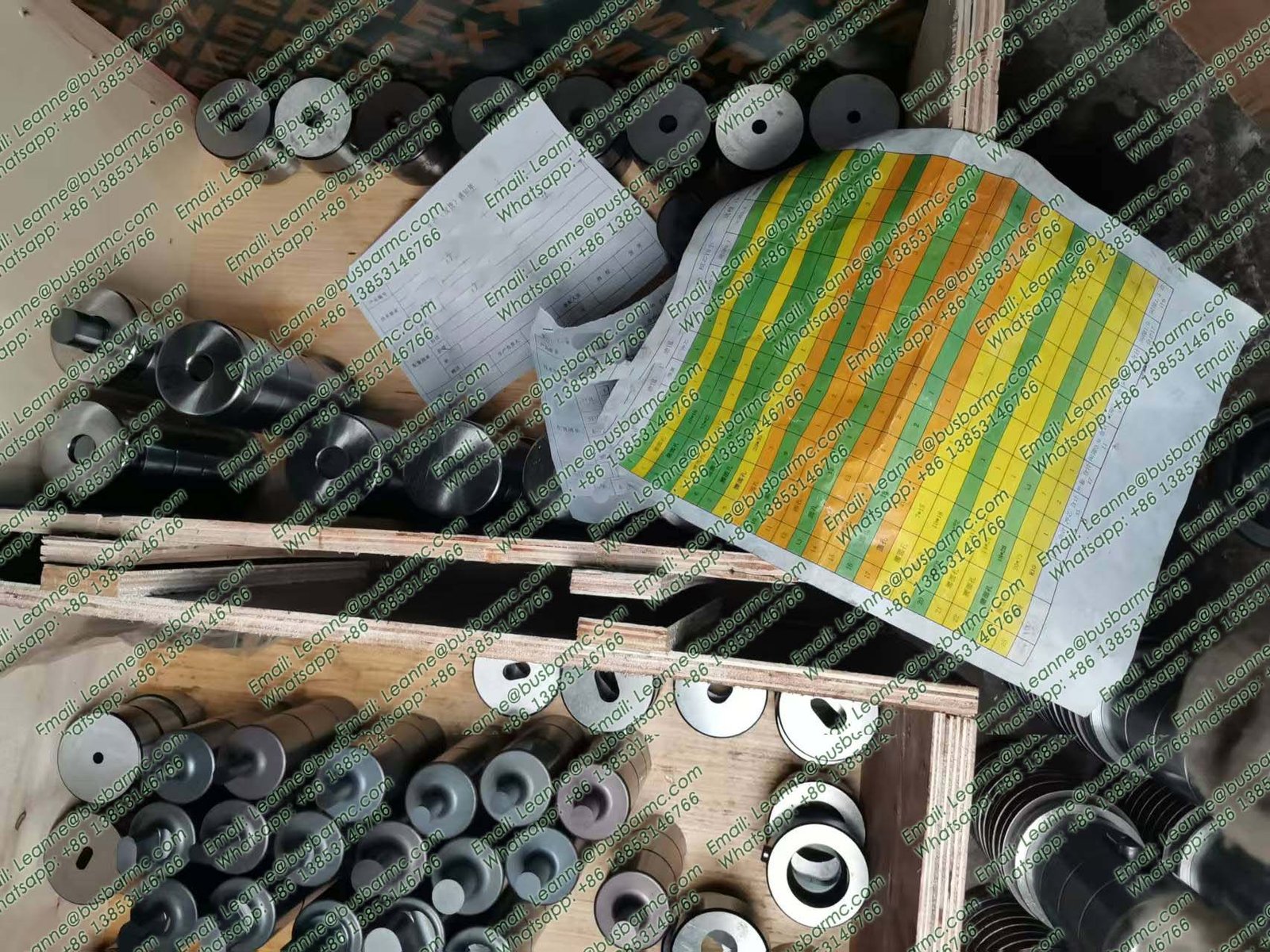 Muestras de patrones de presión en pletinas de cobre